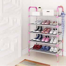 Kệ Đề Giày Dép 5 Tầng Inox, Giá Để Giầy Inox 5 Tầng
