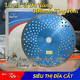 Lưỡi Cắt Đa Năng Cao Cấp 300mm KingTom - Chuyên Đá Granite, Bê Tông