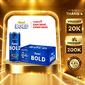 Bia Hanoi BOLD - Thùng 24 lon 330ml
