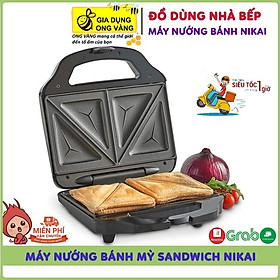 Máy Nướng Bánh, Làm Bánh Tại Nhà Sandwich Nikai Nhật Bản Mới, Nướng Bánh Siêu Tốc, Bảo Hành 6 Tháng