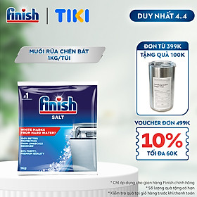 Muối Rửa Chén Bát Finish Salt - Bịch 1KG