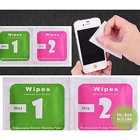 Mua Combo 1 bộ lau giấy lau màn hình điện thoại  ipad  kính  Máy tính bảng  ống kinh...