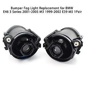Bumper Fog Light Replacement for BMW E46 3 Series 2001-2005 M3 1999-2002 E39 M5 1Pair(No bulbs)
