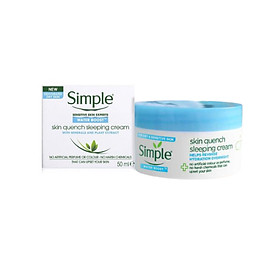 Mặt nạ ngủ Simple Skin Quench Sleeping Cream 50ml