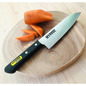 Mua Dao Bếp Đa Năng - Cán Gỗ Đen Nhật Bản KATAOKA My Tool 160mm: Chuyên Cắt Thịt  Cá & Thái Rau Củ
