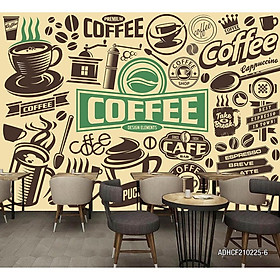 Tranh dán tường cafe - trà sữa CF13