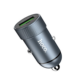 Mua Tẩu Sạc Điện Thoại Trên Xe Hơi Hoco Z32 -1 Cổng USB + Tặng Kèm Cáp Sạc IPhone  IPad - Hàng Chính Hãng