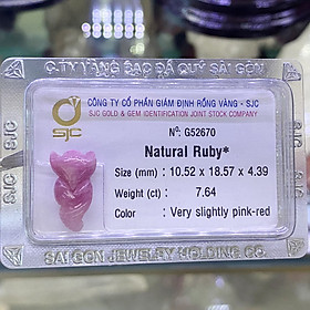 Hồ Ly Đá Ruby Kiểm Định Tự Nhiên Phong Thuỷ