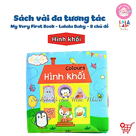 Sách Vải Đa Tương Tác Kích Thích Thị Giác Cho Bé Sơ Sinh My Very First Book - Lalala Baby (Nhiều chủ đề)