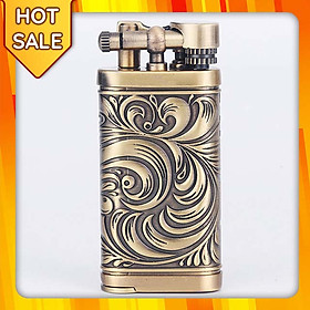 Mua Vỏ Hột Quẹt Bật Lửa Jifeng JF096 Thiết Kế Đẹp Độc Lạ Ngọn Lửa Cong Mạnh Mẽ - Dùng Gas Cao Cấp