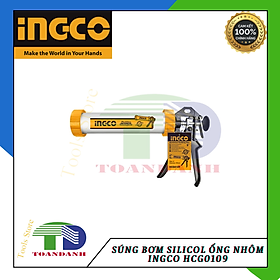 Súng bơm silicol ống nhôm Ingco HCG0109 