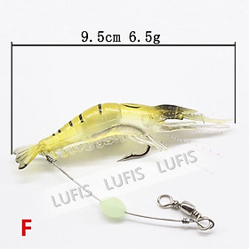 Mồi Tôm Giả Câu Cá 6.5g / 9.5cm