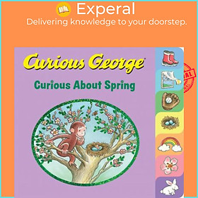 Sách - Curious George Curious About Spring (Tabbed Board Book) by A. H. Rey (US edition, paperback)