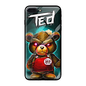 Ốp kính cho Iphone 8 Plus mẫu TED 1 - Hàng chính hãng