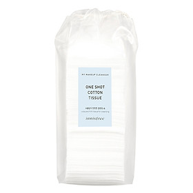 Bông Tẩy Trang Innisfree My Makeup Cleanser One Shot Cotton Tissue (75 Miếng)