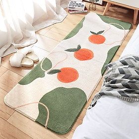 Mua Thảm Lau Chân 40x120 cm Siêu Thấm Nước Chống Trượt Tốt Lông Mềm Mại Hình Trái Cam