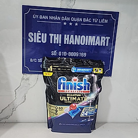 Combo 64 Viên rửa bát Finish Quantum + Muối Finish 1.5kg