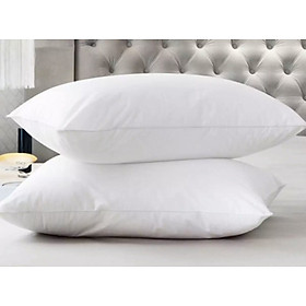 Mua COMBO 2 Ruột Gối Trắng Bông Sợi Cao Cấp - Mềm Mịn Mát   Thoáng Khí Giúp Giấc Ngủ Sâu Hơn