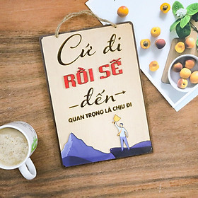 Mua Bảng Gỗ Khẩu Hiệu Trang Trí Văn Phòng  Slogan Tạo Động Lực Làm Việc Nhiều Mẫu Độc Đáo Mẫu 17- 32 SLOGAN