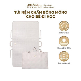 Túi Nệm Cho Bé Đi Học Chần Bông Khang Home - Chần Bông 2 Lớp, Mỏng Nhẹ, Tiện Lợi, Bé Say Giấc An Toàn Ở Mọi Nơi