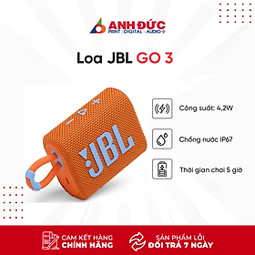 Hình ảnh Loa Bluetooth JBL Go 3 - Hàng Chính Hãng