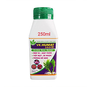 VK Humat 250ml – Phân Bón Lá NPK Sinh Học Mập thân, vọt đọt, ra rễ