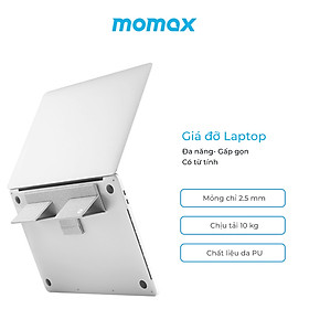 Mua Giá đỡ đa năng Laptop  Máy tính bảng da PU Momax HS2 - Hàng chính hãng