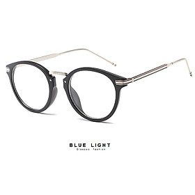 Kính Giả Cận, Gọng Kính Cận Nam Nữ Mắt Tròn Tách Đôi Không Độ Hàn Quốc - BLUE LIGHT SHOP