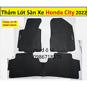 Thảm Sàn Cao Su Đúc Xe Honda City 2022-2023 Mẫu Tổ Ong Cao Cấp