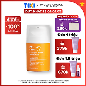 Kem dưỡng ẩm Vitamin C làm sáng da và tăng sinh collagen Paula's Choice C5 Super Boost Moisturizer 50ml 2900