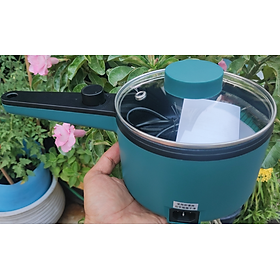 Mua Nồi lẩu điện mini -Chảo Điện Đa Năng(Chiên  Rán  Hầm  Luộc...) Hàng Nội Địa Cao Cấp  1200ml (giao màu ngâu nhiên )