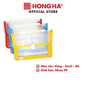 Cặp học sinh SQ06 Hồng Hà 3863 - Giao màu ngẫu nhiên