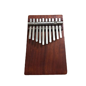 Đàn Kalimba cao cấp 10 phím, Thumb Piano 10 keys - Gỗ trơn nâu
