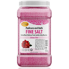 Muối tắm Pedi Bath Fine Salt mùi Hoa Hồng 3785 ml