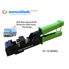 Mua Kìm bấm nhân mạng 8 sợi (bấm 1 lần 8 sợi dây mạng) Novalink CC-15-00062 - Hàng nhập khẩu chính hãng  made in Taiwan  đủ thuế VAT  COCQ
