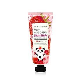 KEM DƯỠNG DA TAY LÀM TRẮNG DA CHIẾT XUẤT DÂU TÂY MILATTE FASHIONY FRUIT HAND CREAM - STRAWBERRY 60g