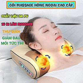 Đệm massage cao cấp - Đệm mát xa - Nệm massage toàn thân đa điểm rung - Đệm ghế matxa toàn thân có hồng ngoại, chất liệu da dễ vệ sinh, 12 túi khí, 20 bi massage, 3 chế độ phù hợp mọi lứa tuổi