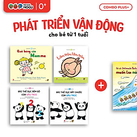 Truyện Ehon bé 1-2-3 tuổi - Bộ 5 cuốn Phát triển vận động
