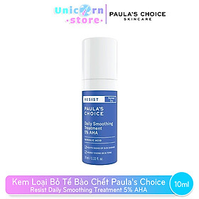  Tẩy Da Chết Làm Mềm, Sáng Mịn Da Paula's Choice Resist Daily Smoothing Treatment 5% AHA (10ml)