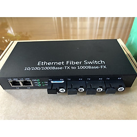Mua Converter 4 Quang 2 LAN 1Gbps - Bộ Chuyển Đổi Quang Điện 4 Quang 2 LAN 1Gbps