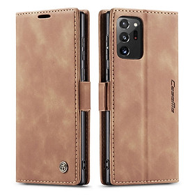 Bao da cao cấp dành cho SamSung Galaxy Note 20 Ultra dạng ví chính hãng Caseme ( Tặng kính cường lực Camera ) - Hàng Nhập Khẩu