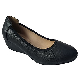 Giày búp bê nữ da bò BIGGBEN cao cấp BB93 - 37 - Đen