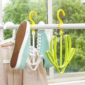 Bộ 2 giá treo phơi giày mini nhỏ gọn tiện dụng - Hàng nội địa Nhật