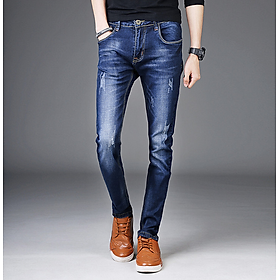 Quần jeans Nam Titishop QJ275 Wax Co giãn