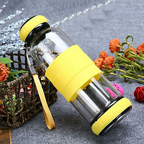 Mua Bình Pha Trà Thủy Tinh Có Lõi Lọc  Có Tay Cầm Silicon Chống Nóng  Trơn Trượt  Kèm cốc Range Mug