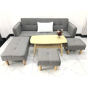 Mua Cả bộ sofa bed L sofa giường tay vin phòng khách salon sivali08 sopha