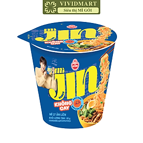 OTTOGI - Mì ly Jin hương vị Không cay, Mì Không cay Jin ly, Mì ly Jin Không cay, Mì ly Ottogi ăn liền (65g/ly)
