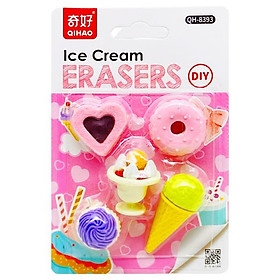 Vỉ Gôm Tẩy Ice Cream DIY - Qihao QH8393 - Mẫu 1