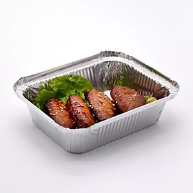Mua Sét 10 khay nhôm  khay bạc nướng kèm nắp dùng đựng thực phẩm  hải sản  thịt ốc tiện lợi- shop gia dụng và phụ kiện