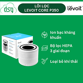 Lõi Lọc Diệt Khuẩn Cho Máy Lọc Không Khí Levoit Core P350-RF - Chính hãng- Bộ Lọc HEPA- Gồm 3 Lớp Lọc | Hàng Chính Hãng